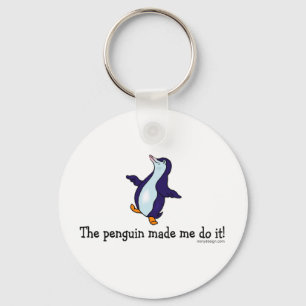 De pinguïn deed het. sleutelhanger
