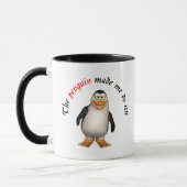 De pinguïn liet me het doen. Mok (Links)