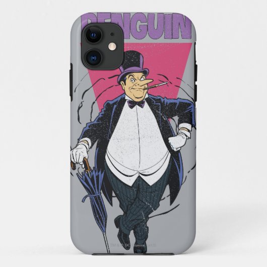 De pinguïn - Onderdruk grafisch Case-Mate iPhone Case (Achterkant)