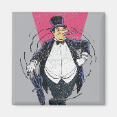 De pinguïn - Onderdruk grafisch Magneet (Voorkant)