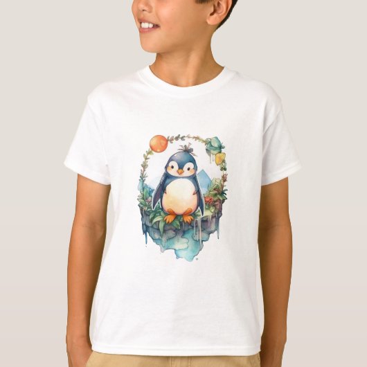 De pinguïn op tournee t-shirt (Voorkant)