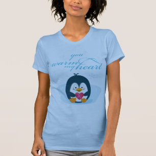 De PINGUÏN "u verwarmt mijn hart " T-shirt