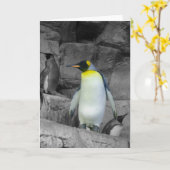 De Pinguïn van de keizer Kaart (Gele Bloem)