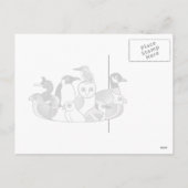 De Pinguïn van de Keizer van de kerstman Feestdagenkaart (Achterkant)