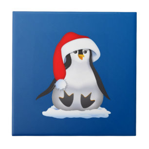 De Pinguïn van Kerstmis Tegeltje