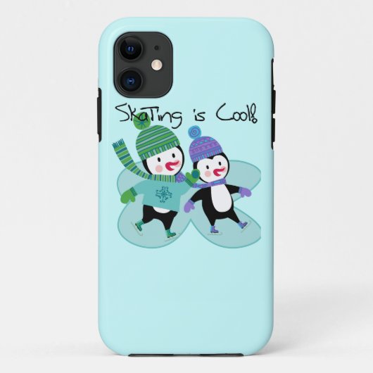 De pinguïnen die is Koel schaatsen Case-Mate iPhone Case (Achterkant)