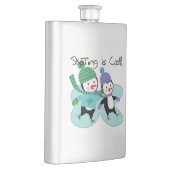 De pinguïnen die is Koel schaatsen Heupfles (Rechts)