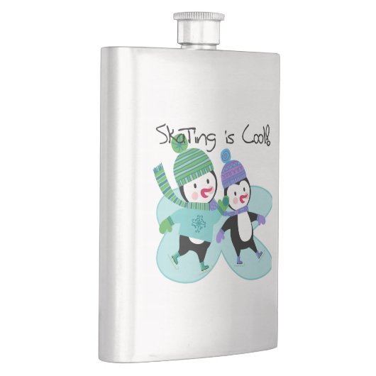 De pinguïnen die is Koel schaatsen Heupfles (Rechts)