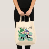 De pinguïnen die is Koel schaatsen Tote Bag (Voorkant (product))