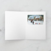 De Pinguïnen van Kerstmis! Feestdagen Kaart (Binnen)