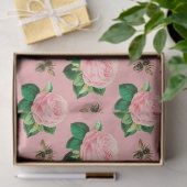 De Pink and Gold Bee-serie Design 9 Tissuepapier (Geschenk)