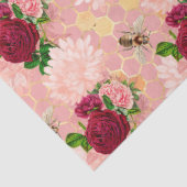 De Pink and Gold Bee-serie ontwerp 7 Tissuepapier (Detail)