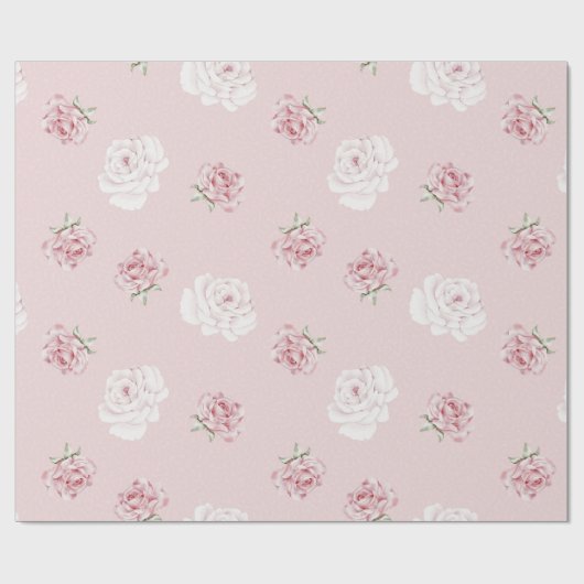 DE PINK ROSE GARDEN CADEAUPAPIER (Vlak)