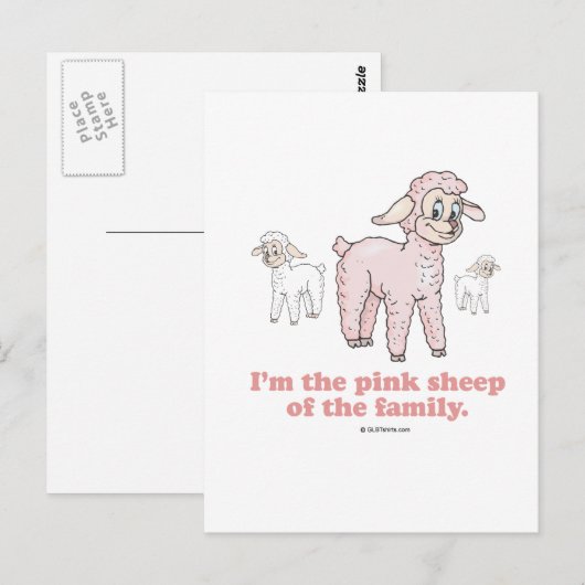 DE PINKBEELDING BRIEFKAART (Voorkant / Achterkant)