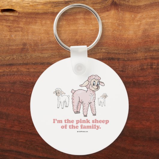 DE PINKBEELDING SLEUTELHANGER (Voorkant)