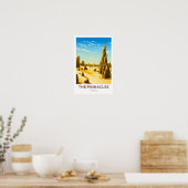 De Pinnacles Australia Reisprint Poster (Keuken)