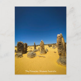 De Pinnacles, Western Australië briefkaart