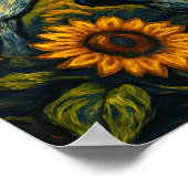 De pinto eenhoorn in een storm poster (Hoek)