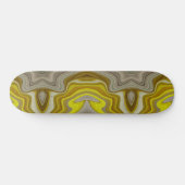 de pintura amarilla con beige persoonlijk skateboard (Horizontaal)