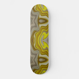 de pintura amarilla con beige persoonlijk skateboard