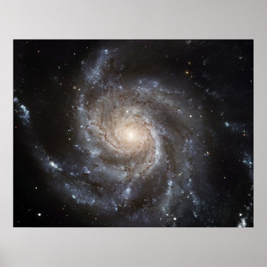 De Pinwheels Galaxy. Poster (Voorkant)