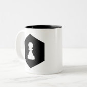 De Pion Tweekleurige Koffiemok (Voorkant links)