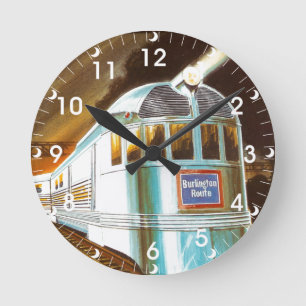 De Pioneer Zephyr 1934 wandklok