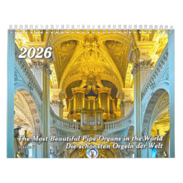 De Pipe Organ Kalender 2026