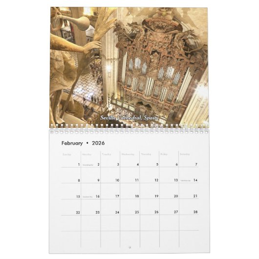 De Pipe Organ Kalender 2026 (Feb 2026)