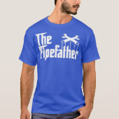De Pipefather T Funny Loodgieter Beroep Mannen T-shirt (Voorkant)