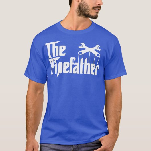 De Pipefather T Funny Loodgieter Beroep Mannen T-shirt (Voorkant)