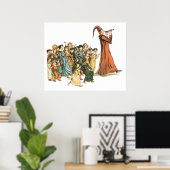 De piper van de Pied: De prachtige muziek Poster (Thuiskantoor)