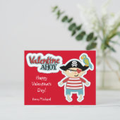 De Piraat Ahoy van Valentijn Feestdagenkaart (Staand voorkant)