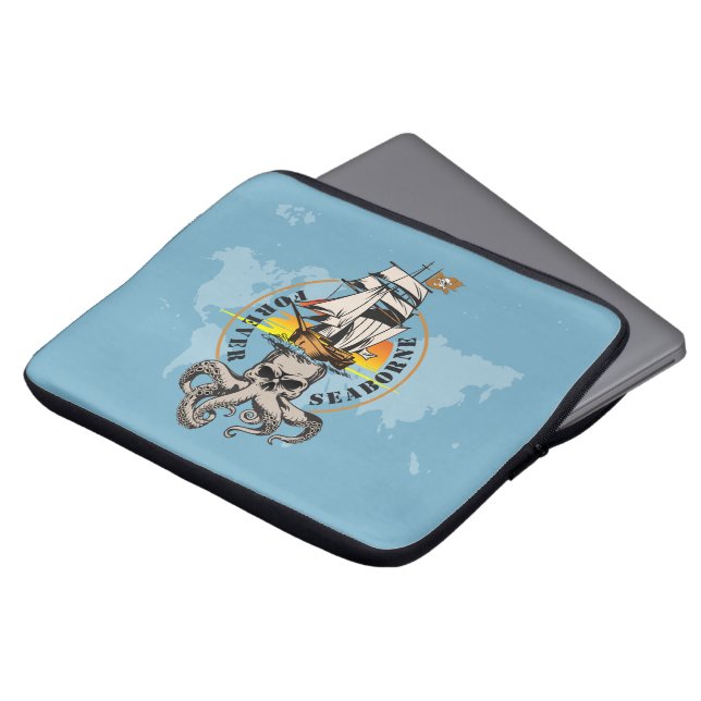 De piraat van Seaborne | 13 inch Laptop Sleeve (Voorkant top)