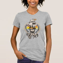 De Piraat van Seaborne (BLK Tekst) | Vrouwen Slank T-shirt