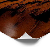 De piramide van de rode planeet perfect poster (Hoek)