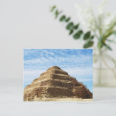 De piramide van Djoser - Saqqara, Egypte Briefkaart (Staand voorkant)