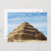 De piramide van Djoser - Saqqara, Egypte Briefkaart (Voorkant / Achterkant)