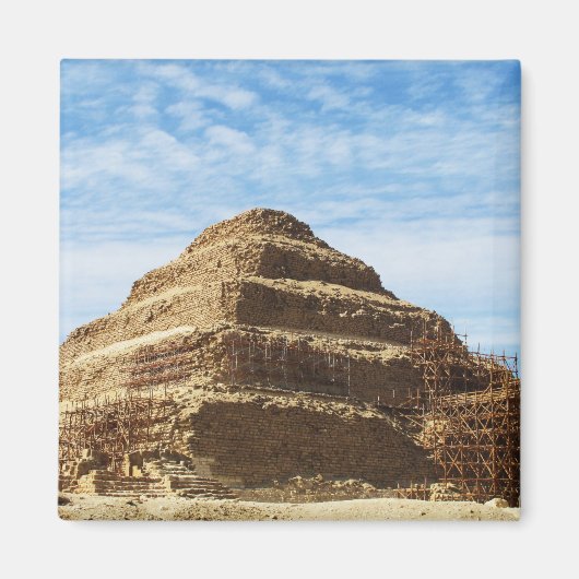 De Piramide van Djoser - Saqqara, Egypte Magneet (Voorkant)