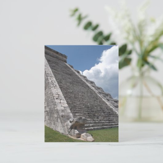 De piramide van Kukulcan 2 Briefkaart (Staand voorkant)