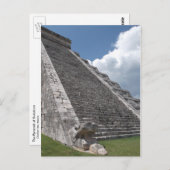 De piramide van Kukulcan 2 Briefkaart (Voorkant / Achterkant)