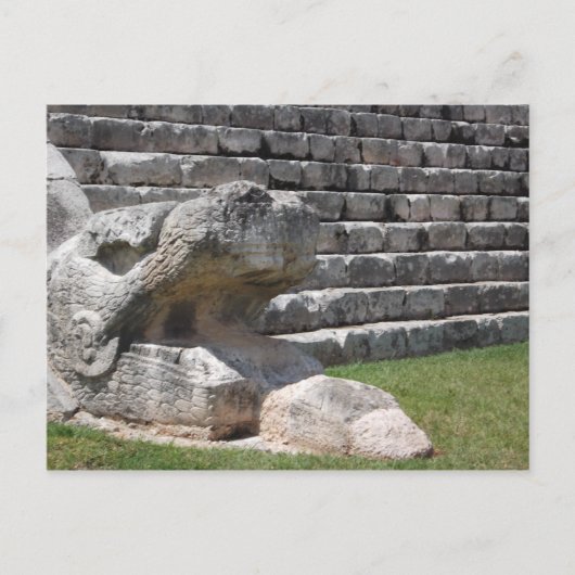 De piramide van Kukulcan Briefkaart (Voorkant)