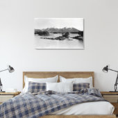 De piramiden op Sitka, Alaska-foto Canvas Afdruk (Insitu (Slaapkamer))