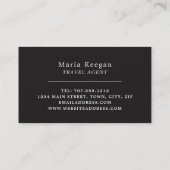 De piramiden van Giza, Caïro, reisagent Visitekaartje (Achterkant)