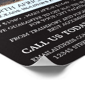 De piramiden van Giza, Caïro, reisbureau Advert Poster (Hoek)