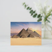 De piramides Egypte Bruidsdouche spel Postcard Briefkaart (Staand voorkant)