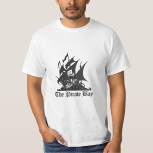 De Pirate Bay Carbon Fiber Logo T-shirt
