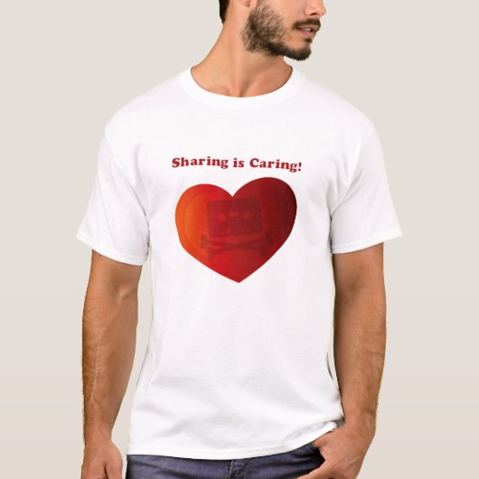 De Pirate Bay : Delen is koeling T-shirt (Voorkant)