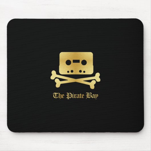 De Pirate Bay Gold Logo Muismat (Voorkant)
