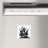 De Pirate Bay-Logo Magneet (Insitu (Vaatwasser))